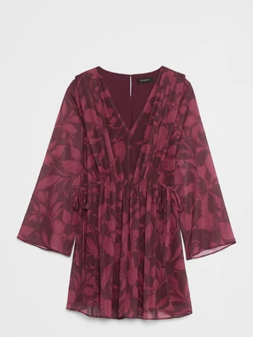 Banana Republic Factory Chiffon Side Tie Mini Dress